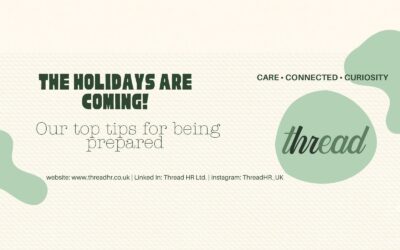 The Holidays are Coming – Get Prepared!