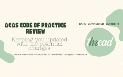 The ACAS Code of Practice is being reviewed!